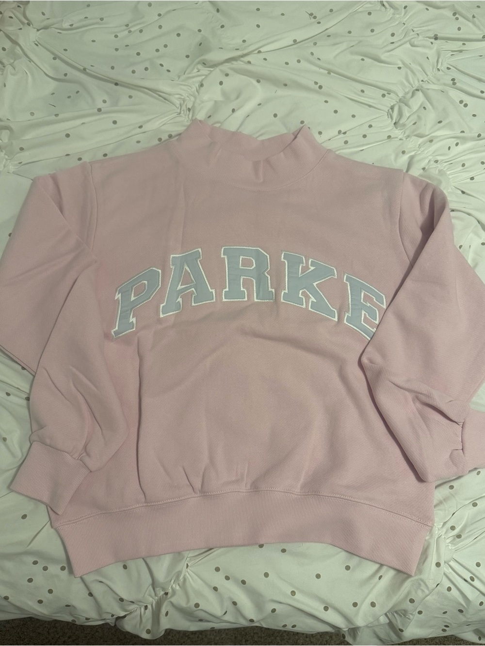 Parke Cupcake Mockneck. Birthday 2026 drop!
